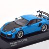 Porsche 911 (991 II) GT2-RS 2018 Blauw 1-43 Minichamps Limited 333 Pieces