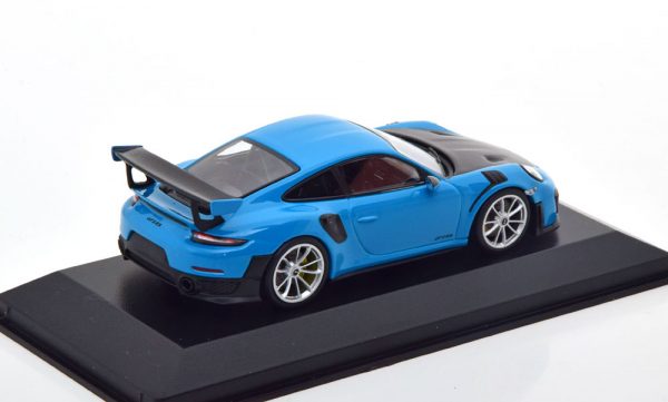 Porsche 911 (991 II) GT2-RS 2018 Blauw 1-43 Minichamps Limited 333 Pieces