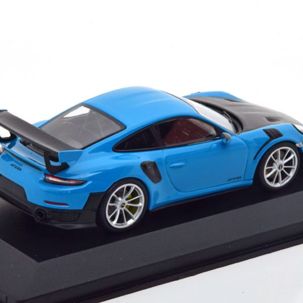 Porsche 911 (991 II) GT2-RS 2018 Blauw 1-43 Minichamps Limited 333 Pieces