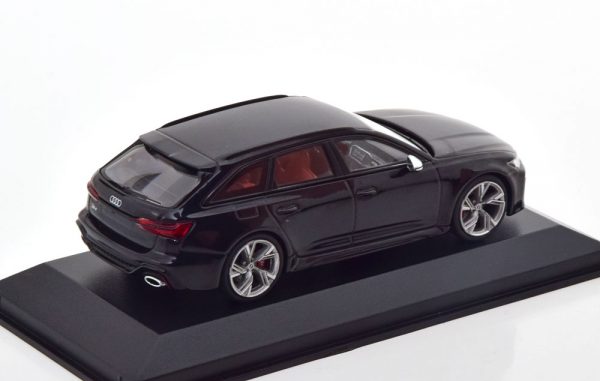 Audi RS 6 Avant 2019 Zwart Metallic 1-43 Minichamps Limited 336 Pieces