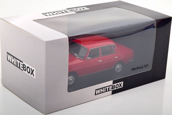 Wartburg 353 Limousine 1966-1974 Rood 1-24 Whitebox