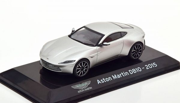 Aston Martin DB10 2015 Zilver 1-43 Altaya Supercars Collection