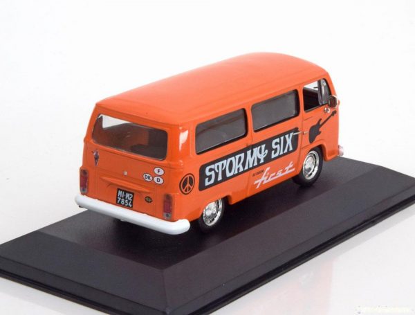 Volkswagen T2 Bus 1971 "Stormy Six" Oranje 1-43 Altaya Volkswagen Collection