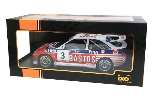 Ford Escort RS Cosworth #3 "Bastos" Fina 24 Hrs Rally Ypres 1995 P. Snijers / D.Colebunders 1:18 Ixo Models