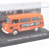 Volkswagen T2 Bus 1971 "Stormy Six" Oranje 1-43 Altaya Volkswagen Collection