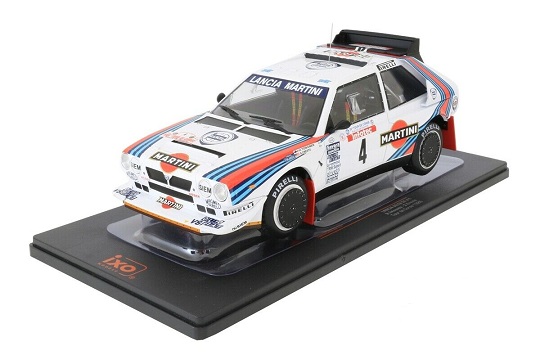 Modèle Réduit Lancia - Delta S4 Team Martini Racing N 7 Winner Rally Montecarlo 1986 Henri Toivonen Sergio Cresto 1
