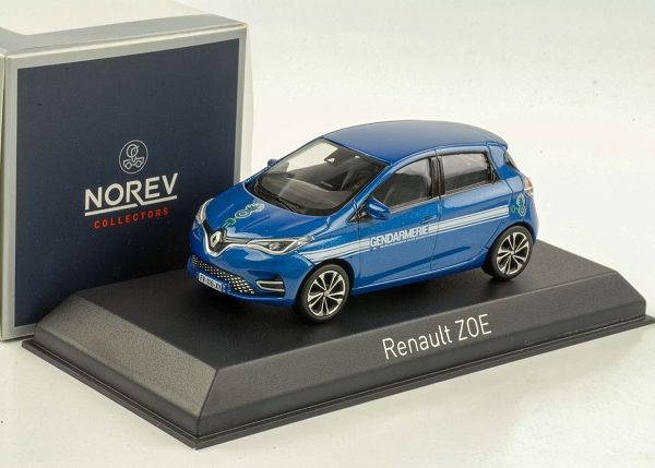 Renault Zoë 2021 "Gendarmerie" Blauw 1-43 Norev