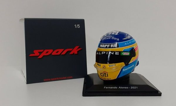 Helm F1 Team 2021 Alpine A521 Fernando Alonso 1-5 Spark