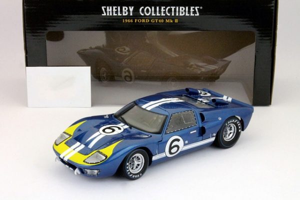 Ford GT-40 MK II #6 24Hrs Le Mans 1966 Bianchi / Andretti 1:18 Shelby Collectibles