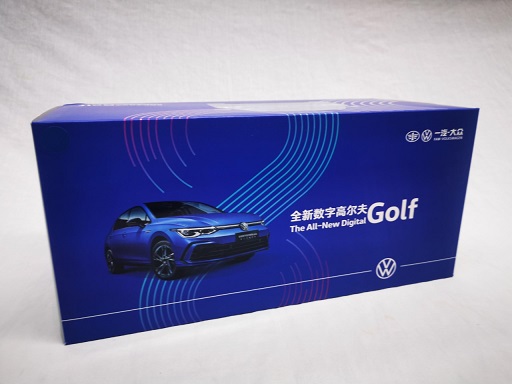 Volkswagen Golf VIII R-Line 2020 Blauw Metallic 1-18 Paudi Models
