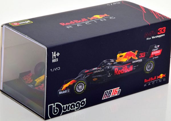 Red Bull Racing Honda RB16B #33 Worldchampion Max Verstappen 1-43 Burago