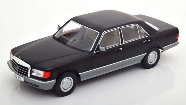 Mercedes-Benz 280SE (W126) 1979-1985 Zwart 1-18 MCG Models
