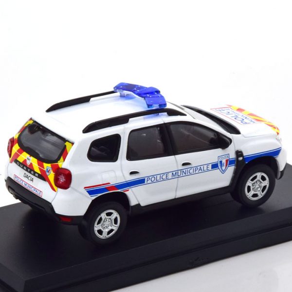 Dacia Duster 2018 "Police Municipale with Red Stripping" Wit 1-43 Norev