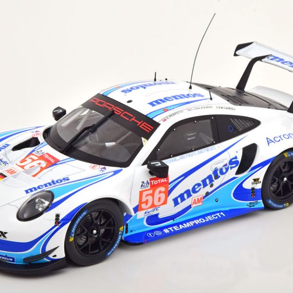Porsche 911 RSR No.56, 24Hrs Le Mans 2020 Cairoli/Perfetti/Ten Voorde 1-18 Ixo Models