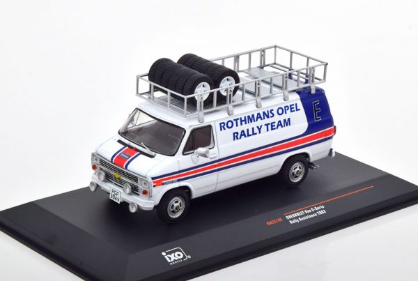 Chevrolet Van G-Serie 1983 "Rothmans" Opel Asisstance Rally Team 1-43 Ixo Models