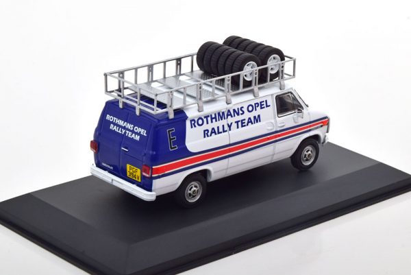 Chevrolet Van G-Serie 1983 "Rothmans" Opel Asisstance Rally Team 1-43 Ixo Models