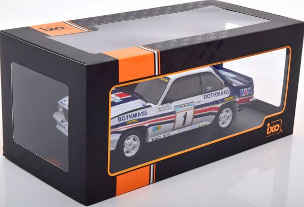 Opel Ascona 400 No.1, Rally Acropolis 1982 "Rothmans" World Champion Röhrl/Geistdörfer 1-18 Ixo Models