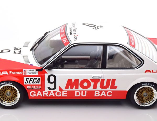 BMW 635 CSi Garage Du Bac / Motul #9 24 Hrs Spa 1984 Rene Hollinger / F.Giroix / J.Krucker 1-18 Minichamps Limited 300 Pieces