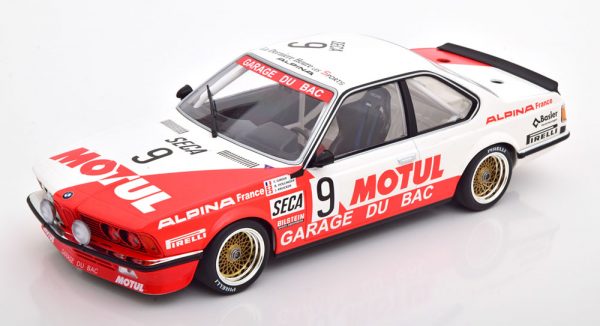 BMW 635 CSi Garage Du Bac / Motul #9 24 Hrs Spa 1984 Rene Hollinger / F.Giroix / J.Krucker 1-18 Minichamps Limited 300 Pieces