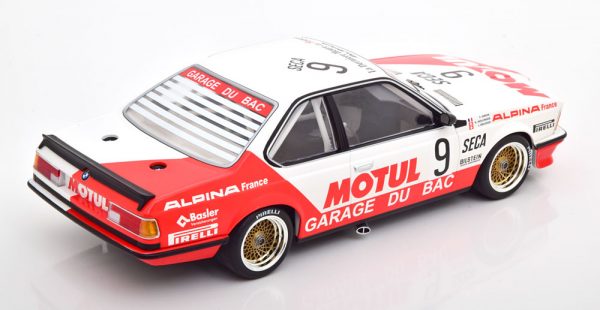 BMW 635 CSi Garage Du Bac / Motul #9 24 Hrs Spa 1984 Rene Hollinger / F.Giroix / J.Krucker 1-18 Minichamps Limited 300 Pieces