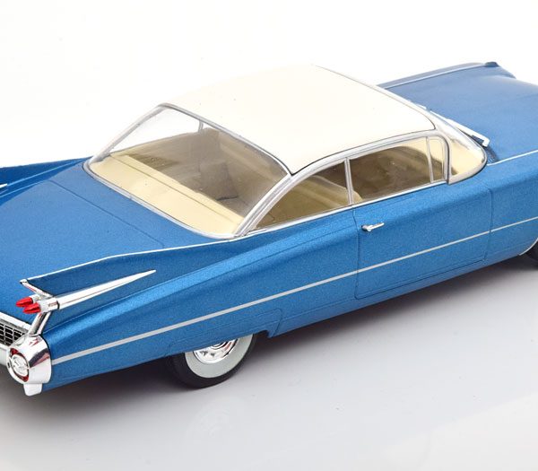 Cadillac Eldorado 1959 Blauw Metallic / Beige 1-24 Whitebox