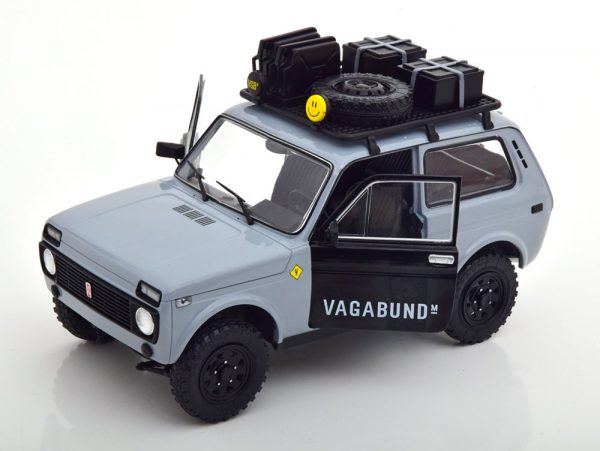 Lada Niva 1980 "Vagabund" Grijs / Zwart 1-18 Solido