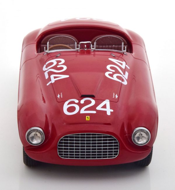 Ferrari 166 MM #624 Winner Mille Miglia 1949 Biondetti/Salani Rood 1-18 KK Scale