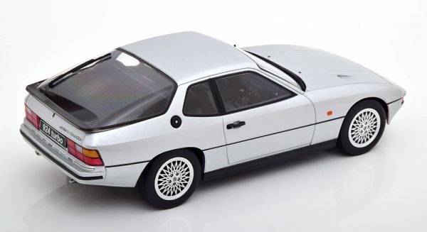 Porsche 924 Turbo 1986 Zilver 1-18 KK Scale