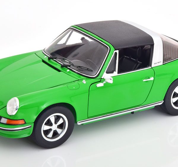 Porsche 911 S Targa Groen 1:18 Schuco