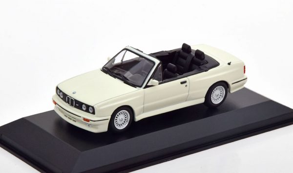 BMW M3 (E30) Cabriolet 1988 Wit 1-43 Maxichamps