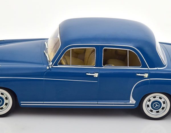 Mercedes-Benz 220S (W180) Limousine 1956 Blauw 1-18 KK Scale