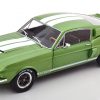 Shelby Mustang GT500 1967 Groen Metallic / Wit 1-18 Solido