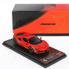 Ferrari SF90 Spider (Closed Roof) Rosso Corsa 322 ( Rood ) 1/43 BBR-Models Limited 70 Pieces