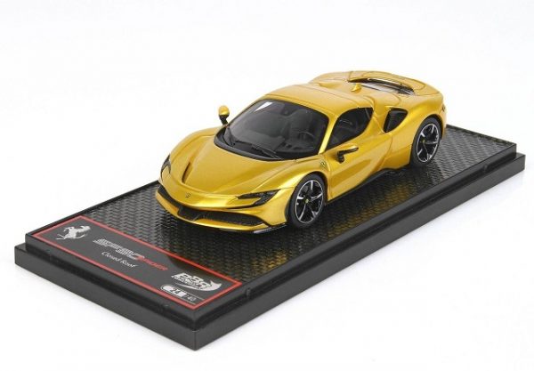 Ferrari SF90 Stradale Hybrid Spider (Closed Roof) Giallo Montecarlo 1-43 BBR-Models Limited 40 Pieces