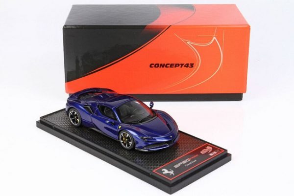 Ferrari SF90 Spider 2020 Blue Elettrico 1-43 BBR-Models Limited 40 Pieces