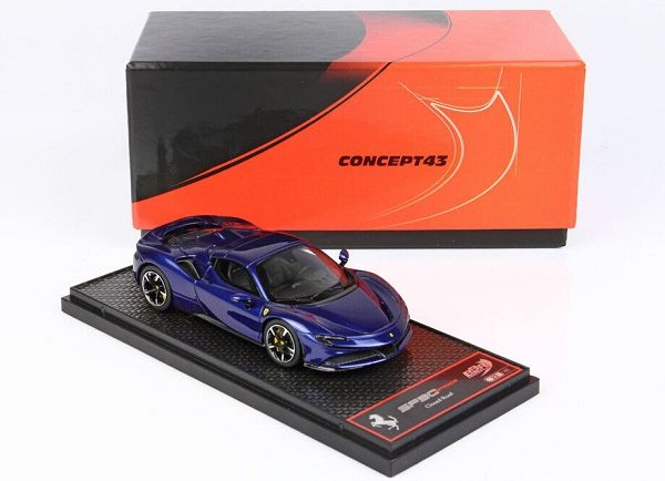 Ferrari SF90 Spider 2020 Blue Elettrico 1-43 BBR-Models Limited 40 Pieces