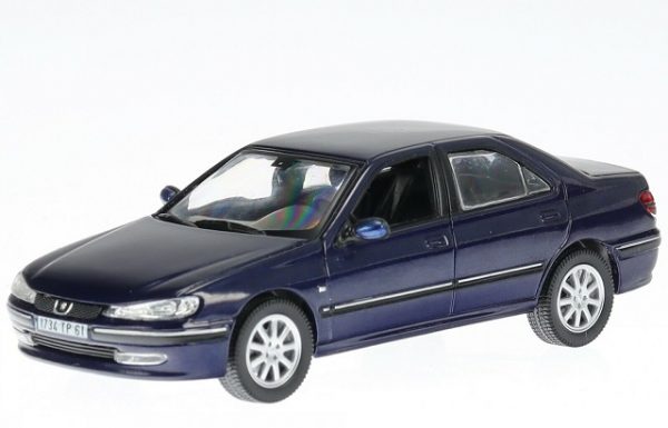 Peugeot 406 Limousine 2003 Chinese Blue 1-43 Norev