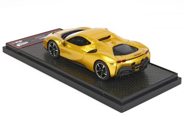 Ferrari SF90 Stradale Hybrid Spider (Closed Roof) Giallo Montecarlo 1-43 BBR-Models Limited 40 Pieces