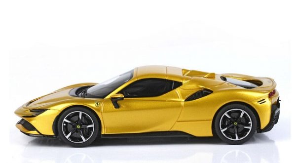 Ferrari SF90 Stradale Hybrid Spider (Closed Roof) Giallo Montecarlo 1-43 BBR-Models Limited 40 Pieces