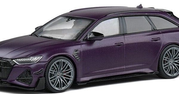 Audi RS6-R ABT Avant 2022 Matpaars 1-43 Solido