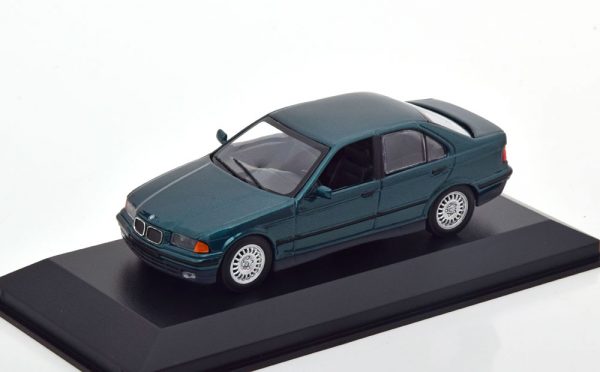 BMW 3-Series (E36) 1991 Groen Metallic 1-43 Maxichamps