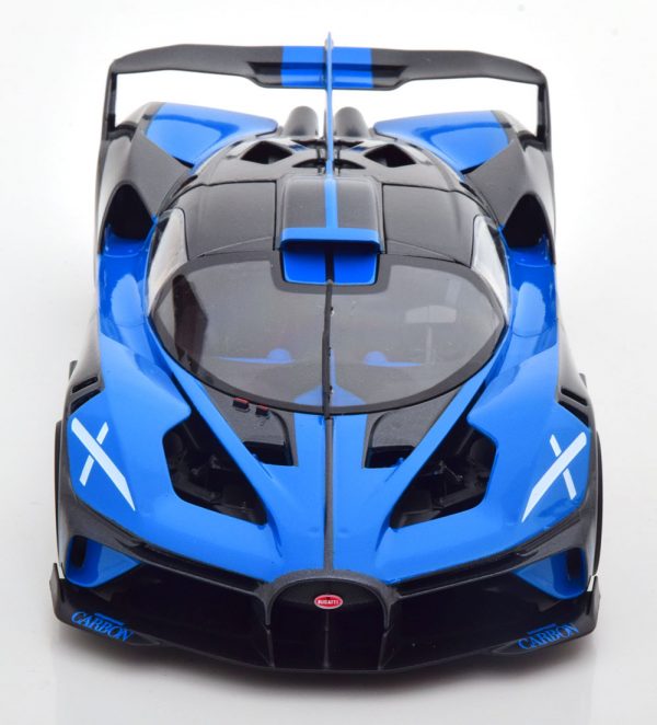 Bugatti Bolide 2020 Blauw / Grijs Metallic 1-18 Burago