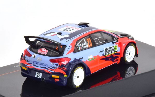 Hyundai i20 Coupe WRC No.23, Rally Monte Carlo 2021 Solberg/Johnston 1-43 Ixo Models