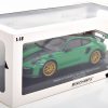 Porsche 911 (991/2) GT2 RS 2018 "Weissach Package" ( met gouden velgen ) Groen / Zwart 1-18 Minichamps Limited 300 Pieces