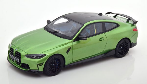 BMW M4 (G82) Competition M Performance 2021 Groen Metallic 1-18 GT Spirit Limited 1500 Pieces
