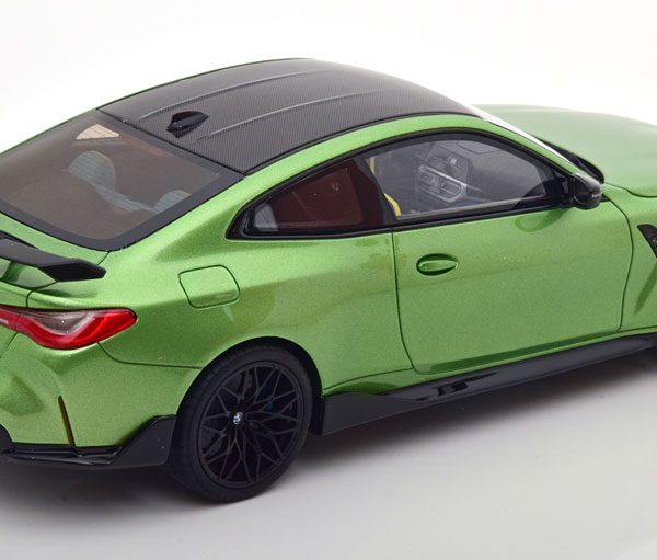 BMW M4 (G82) Competition M Performance 2021 Groen Metallic 1-18 GT Spirit Limited 1500 Pieces