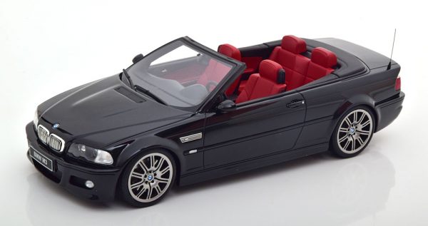 BMW M3 (E46) Cabriolet 2004 Jet Black 1-18 Ottomobile Limited 3000 Pieces