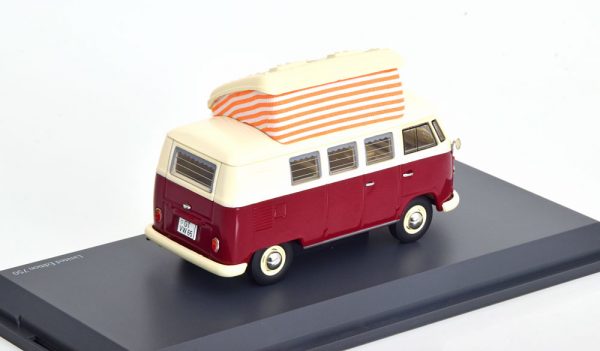 Volkswagen T1B Camper Donkerrood / Creme 1-43 Schuco Limited 750 Pieces