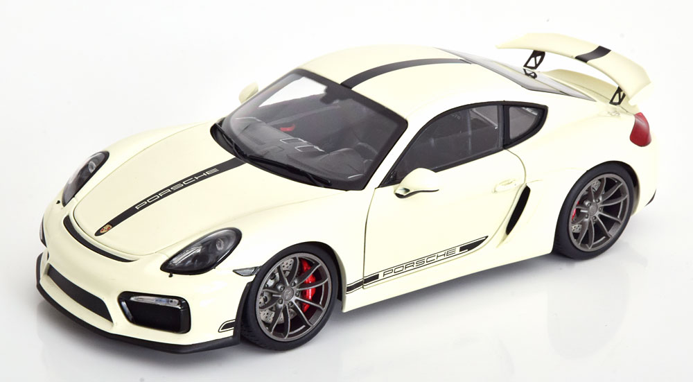 品質保証2024▲入手困難！Schuco 1/18 ポルシェ Porsche ケイマン Cayman GT4 黄 新品 シュコー