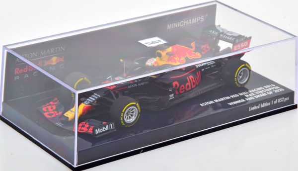Aston Martin Red Bull Racing RB16 Winner GP Abu Dhabi 2020 Max Verstappen 1-43 Minichamps Limited 852 Pieces